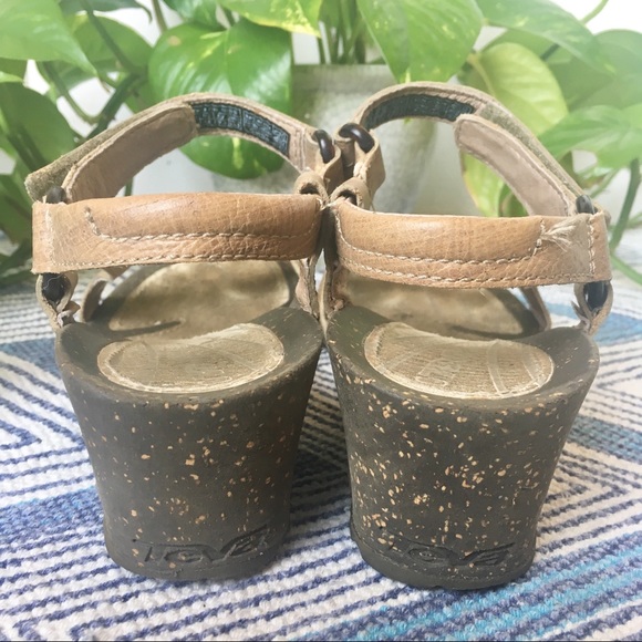 TEVA Cabrillo Universal Wedge Leather Sandal 6.5 - Picture 4 of 8